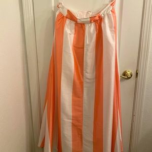 eshakti maxi boldly striped skirt with liner